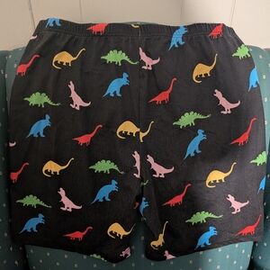 Colorful Dinosaur Print Ladies Shorts